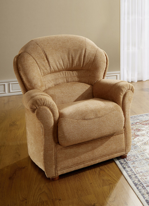 Polstergruppen - Frei im Raum aufstellbare Polstermöbel, in Farbe BEIGE, in Ausführung Sessel Ansicht 7