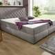 Boxspringbetten - Boxspringbett mit Bettkasten und Topper, in Farbe GRAU – Farbe GRAU – Ansicht 1