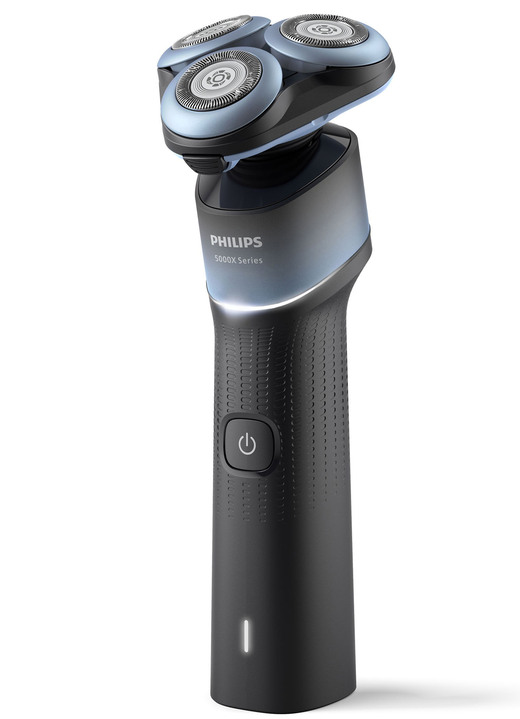 Rasierer & Haarschneider - Philips Shaver Series 5000X X5006/00 Akku-Rasierer, in Farbe SCHWARZMETALLIC-HELLBLAU Ansicht 3