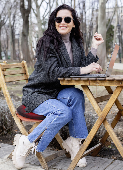 Leib & Seele - Relaxvital Dreh-Sitzkissen mit Wärmefunktion Ansicht 3 Leib & Seele - Relaxvital Dreh-Sitzkissen mit Wärmefunktion, in Farbe SCHWARZ Ansicht 3