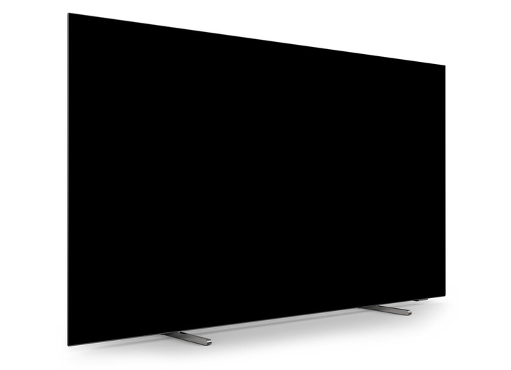 Fernseher - Philips OLED759/12. 4K-Ultra-HD OLED-Ambilight-TV, in Farbe SILBER Ansicht 4