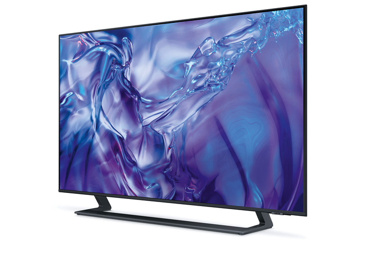 Fernseher - Rahmenloser Samsung 4K-Ultra-HD-LED-Fernseher mit Smart-TV Ansicht 3 Fernseher - Rahmenloser Samsung 4K-Ultra-HD-LED-Fernseher mit Smart-TV, in Farbe SCHWARZ Ansicht 3
