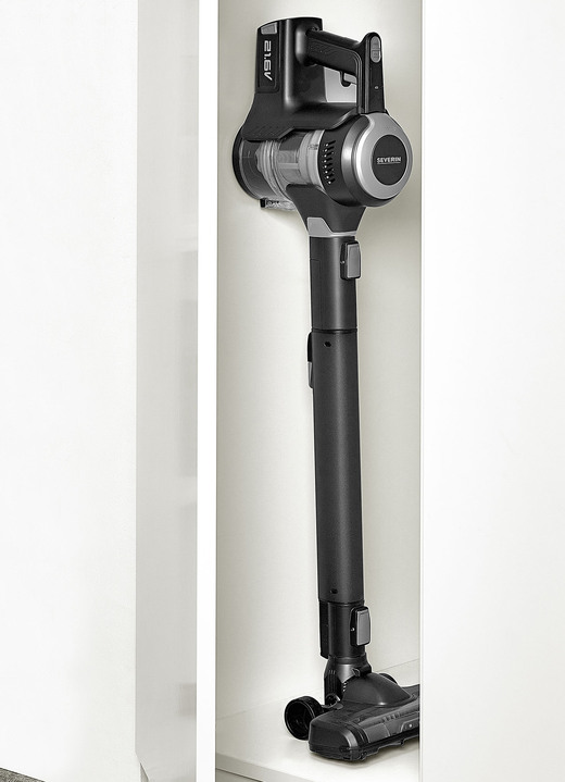 - Severin HV7155 2-in-1 Akku-Handstaubsauger Ansicht 6 - Severin HV7155 2-in-1 Akku-Handstaubsauger, in Farbe SCHWARZ-SILBER Ansicht 6