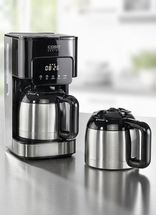 CASO Kaffeemaschine mit 2 doppelwandigen Thermokannen