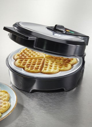 Waffeleisen für dünne und dicke Waffeln in nur 2–3 Minuten