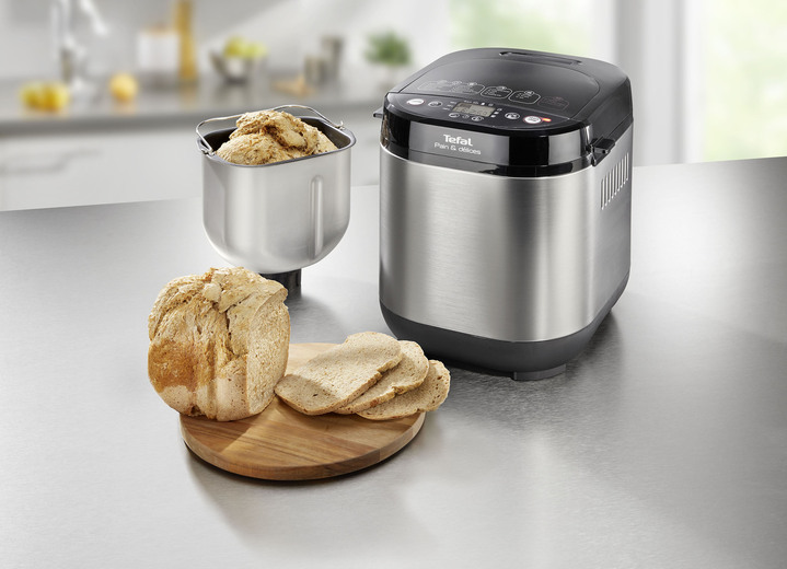 Küchengeräte - Tefal Brotbackautomat mit beschichteter Backform, in Farbe SILBER-SCHWARZ