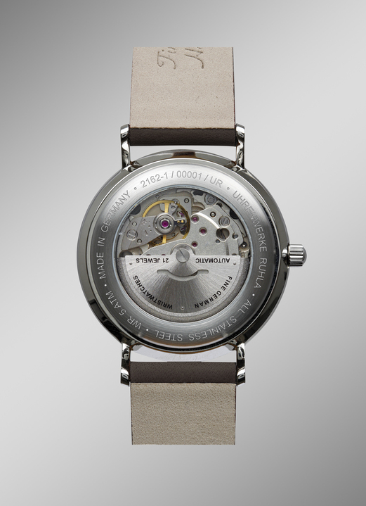 Mechanikuhren / Automatikuhren - Automatik-Herrenuhr, in Farbe  Ansicht 3