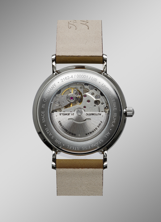 Mechanikuhren / Automatikuhren - Automatik-Herrenuhr, in Farbe  Ansicht 3