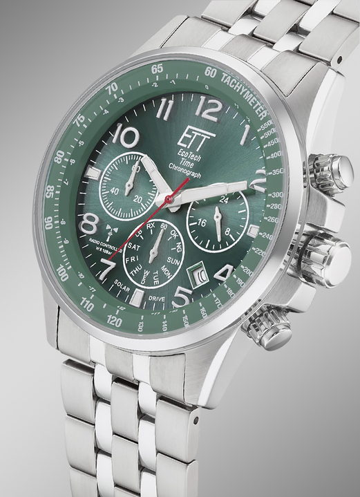 Funkuhren/Solaruhren - Funk-Solar-Chronograph mit Wechselband Ansicht 3 Funkuhren/Solaruhren - Funk-Solar-Chronograph mit Wechselband, in Farbe  Ansicht 3