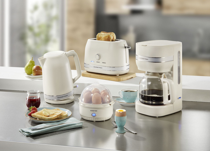 Küchengeräte-Serien - Frühstücksserie in modernem Design, in Farbe CREME, in Ausführung Toaster Ansicht 1