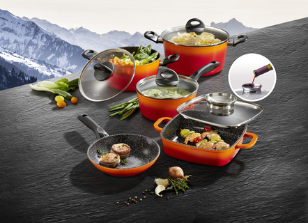 STONELINE® Kochtopf-Set, 15-teilig