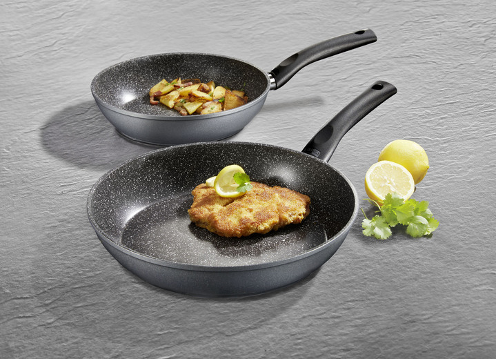 Töpfe & Pfannen - STONELINE® Pfannen-Set, 3-teilig, in Farbe ANTHRAZIT Ansicht 1