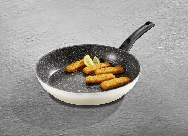 Töpfe & Pfannen - STONELINE® Pfannen-Set, 3-teilig, in Farbe CREME Ansicht 1