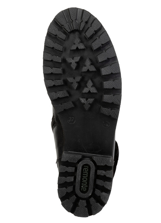 Stiefel & Stiefeletten - Remonte Schnür-Stiefelette mit Plüschkragen, in Größe 036 bis 042, in Farbe SCHWARZ Ansicht 3
