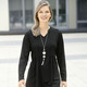Langarm - Shirt mit Stehkragen in 2 Farben – Farbe SCHWARZ – Ansicht 1 Langarm - Shirt mit Stehkragen in 2 Farben, in Größe 038 bis 052, in Farbe SCHWARZ – Farbe SCHWARZ – Ansicht 1