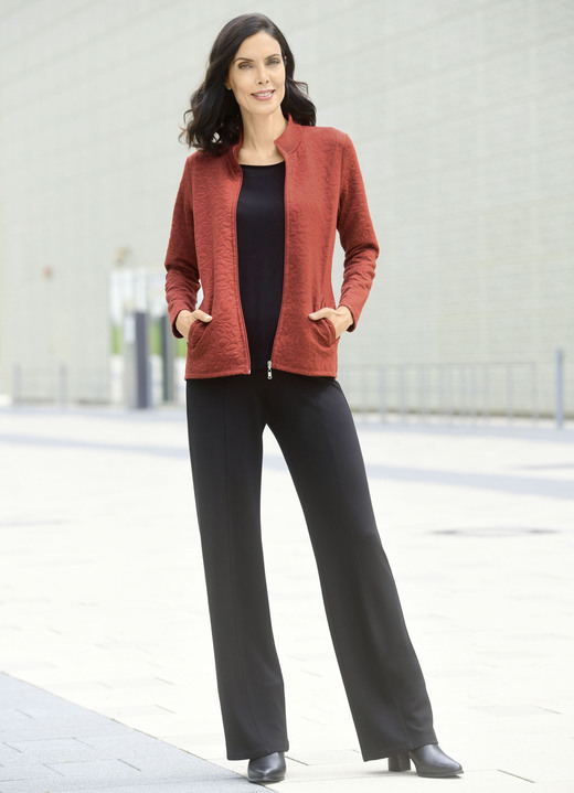 Hosen in Schlupfform - Hose in modischer Weite, in Größe 017 bis 052, in Farbe SCHWARZ Ansicht 6