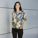 Tuniken - Shirt-Tunika mit gesmokten Armabschlüssen – Farbe SAND-BLAU-SCHWARZ-BUNT – Ansicht 4 Tuniken - Shirt-Tunika mit gesmokten Armabschlüssen, in Größe 036 bis 052, in Farbe SAND-BLAU-SCHWARZ-BUNT – Farbe SAND-BLAU-SCHWARZ-BUNT – Ansicht 4