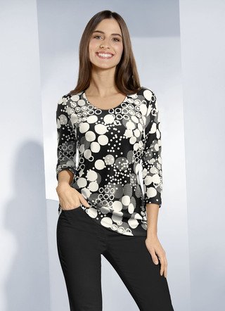 Shirt mit Allover-Druck