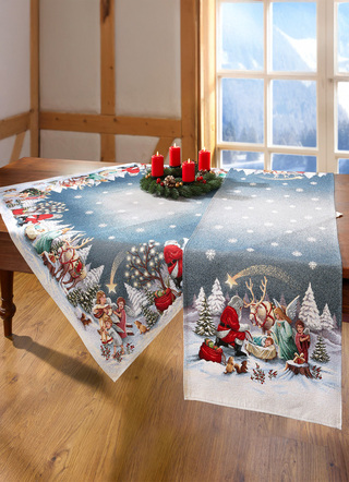 Tisch- und Raumdekoration aus Gobelin