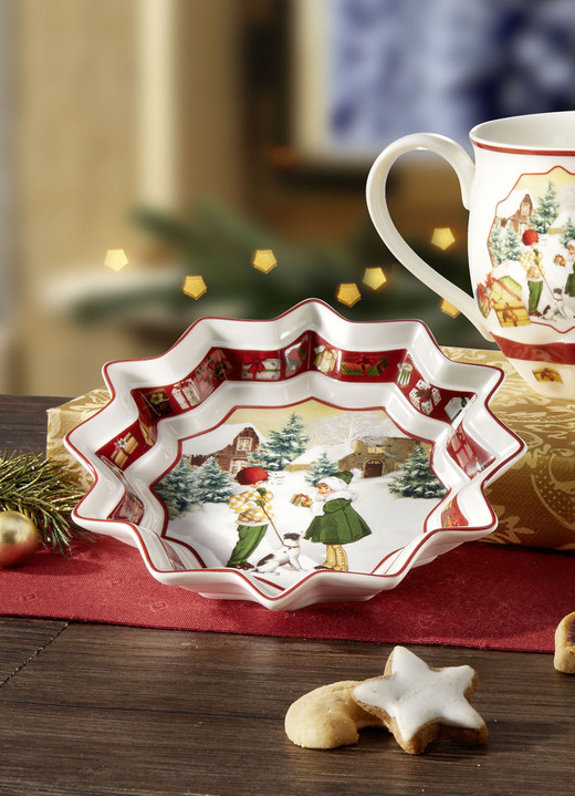 Porzellan - Porzellan-Serie Toy’s Fantasy von Villeroy & Boch, in Farbe WEISS-ROT, in Ausführung Schale klein Ansicht 1