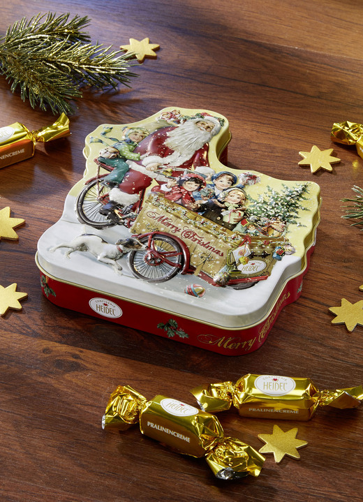 Weihnachtliche Geschenkideen - Nostalgische Dose aus Metall, in Farbe BUNT