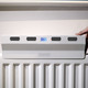 Raumklima - Heizungsventilator – Farbe WEISS – Ansicht 1 Raumklima - Heizungsventilator, in Farbe WEISS – Farbe WEISS – Ansicht 1