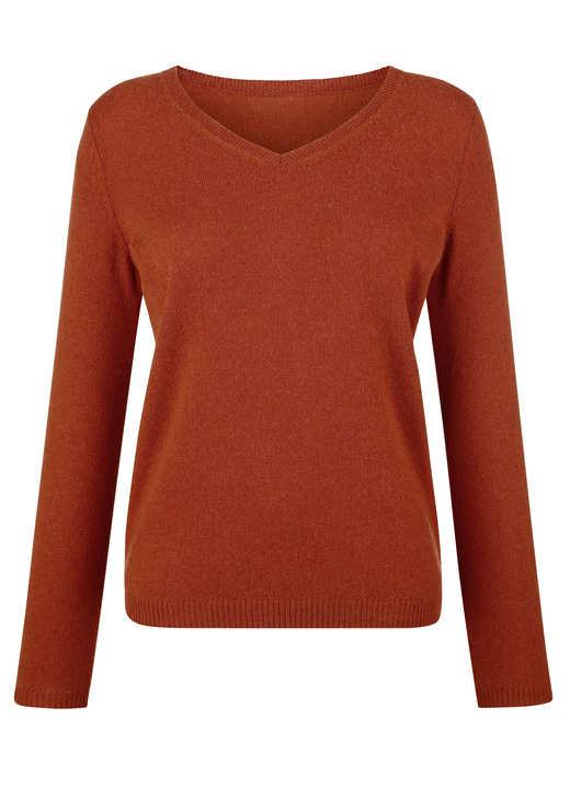 Pullover & Strickmode - Pullover mit Kaschmir , in Größe 038 bis 052, in Farbe BEIGE Ansicht 4