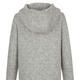 Lang - Longjacke mit fester Kapuze – Farbe HELLGRAU-ECRU – Ansicht 4 Lang - Longjacke mit fester Kapuze, in Größe 038 bis 052, in Farbe HELLGRAU-ECRU – Farbe HELLGRAU-ECRU – Ansicht 4