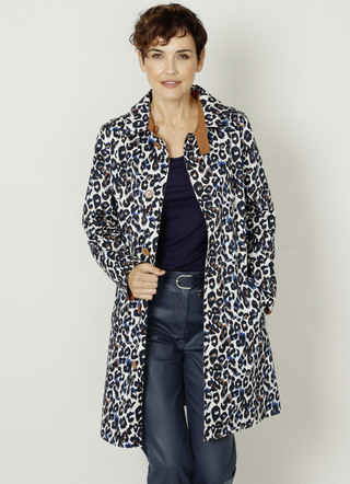 Wendemantel mit Animalprint