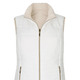 Kurz - Wendeweste mit Reißverschlusstaschen – Farbe ECRU-SAND – Ansicht 4 Kurz - Wendeweste mit Reißverschlusstaschen, in Größe 038 bis 052, in Farbe ECRU-SAND – Farbe ECRU-SAND – Ansicht 4