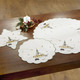 Tischdecken - Tisch- und Raumdekoration mit echter Plauener Spitze, in Größe 110 (Deckchen rund, ø 30 cm) bis 404 (Kissenbezug, 40/40 cm), in Farbe NATUR – Farbe CREME – Ansicht 2