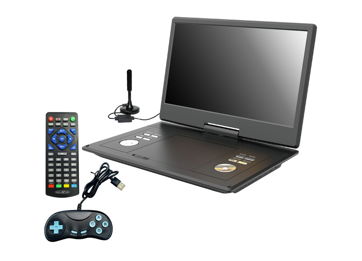 Heimkino - Reflexion DVD 1424 portabler DVD-Spieler mit TV und Spielen, in Farbe SCHWARZ Ansicht 3