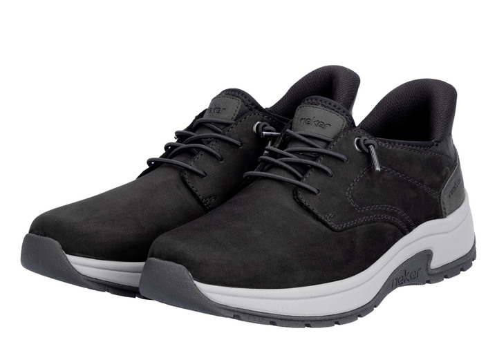 Rieker - Rieker Sneaker mit verstärkter Hinterkappe für einfaches Einschlüpfen, in Größe 040 bis 047, in Farbe SCHWARZ Ansicht 3
