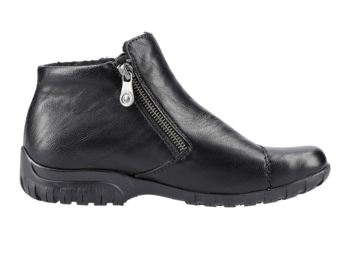 Stiefel & Stiefeletten - Rieker Bootie mit Ziersteppung Ansicht 4 Stiefel & Stiefeletten - Rieker Bootie mit Ziersteppung, in Größe 036 bis 042, in Farbe SCHWARZ Ansicht 4