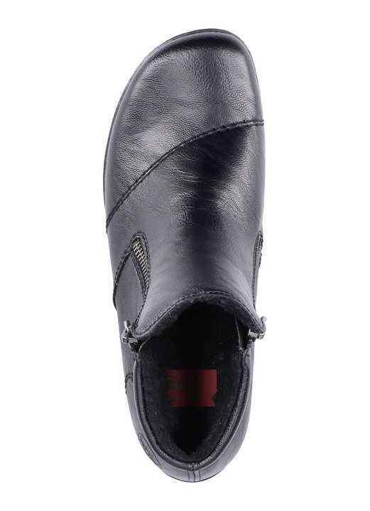 Stiefel & Stiefeletten - Rieker Bootie mit Ziersteppung, in Größe 036 bis 042, in Farbe SCHWARZ Ansicht 2