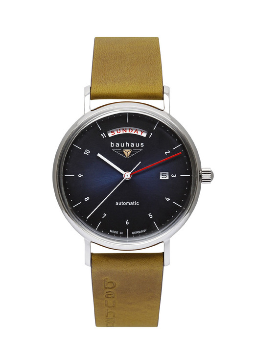 Mechanikuhren / Automatikuhren - Automatik-Herrenuhr, in Farbe  Ansicht 2