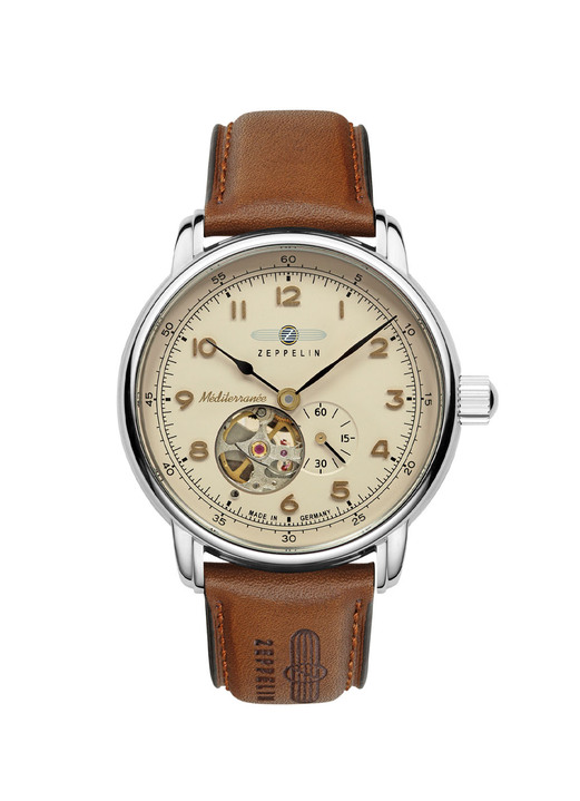 Mechanikuhren / Automatikuhren - Zeppelin-Automatik-Herrenuhr, in Farbe  Ansicht 2