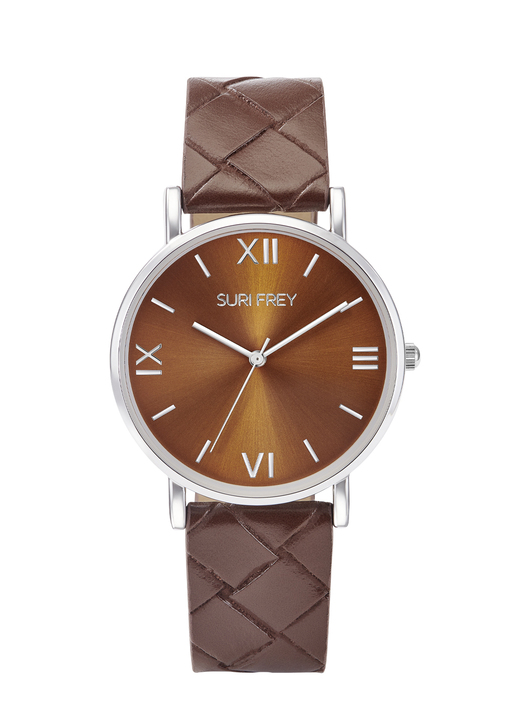 Kunstlederband - Modische Quartz-Damenuhr, in Farbe  Ansicht 2