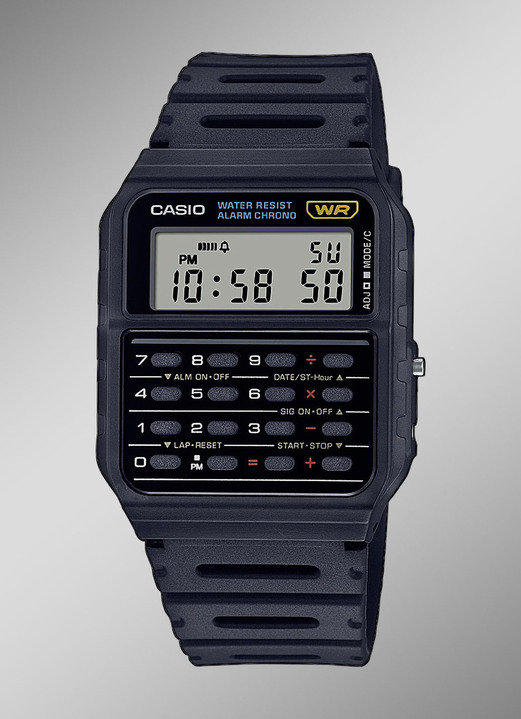 Casio - Casio Vintage Taschenrechneruhr, in Farbe  Ansicht 1