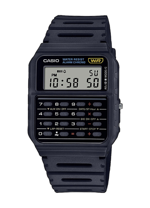 Casio - Casio Vintage Taschenrechneruhr, in Farbe  Ansicht 2