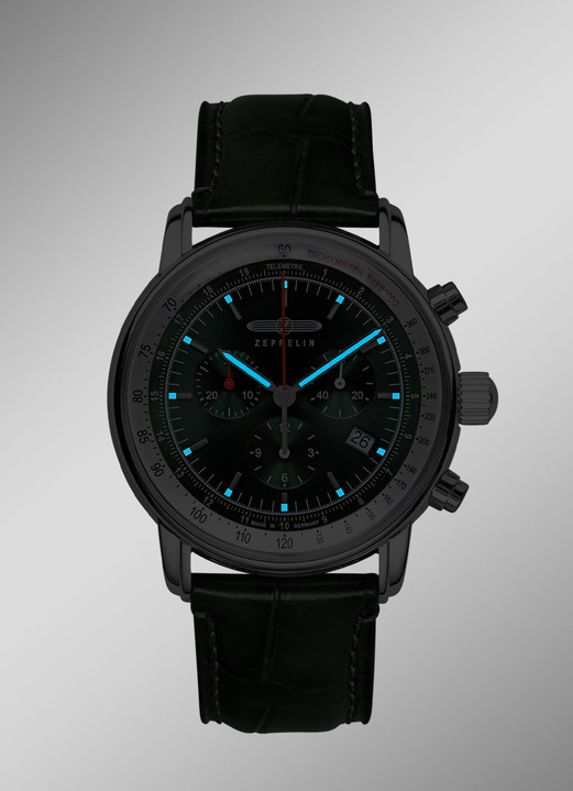 Quartzuhren - Zeppelin Quartz-Herrenuhr, in Farbe  Ansicht 3