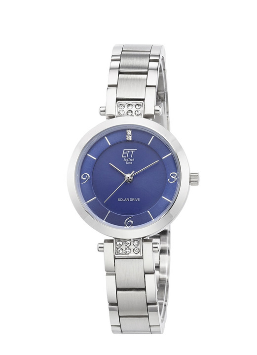 Quartzuhren - ETT-Solar-Damenuhr mit Quarzuhrwerk, in Farbe  Ansicht 2