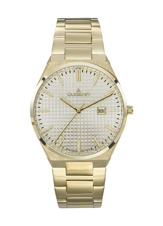 Quartzuhren - Dugena-Quartz-Herrenuhr mit Edelstahlbandgehäuse, in Farbe  Ansicht 2