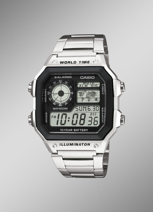 Casio - Casio Illuminator Digital-Herrenuhr, in Farbe  Ansicht 1