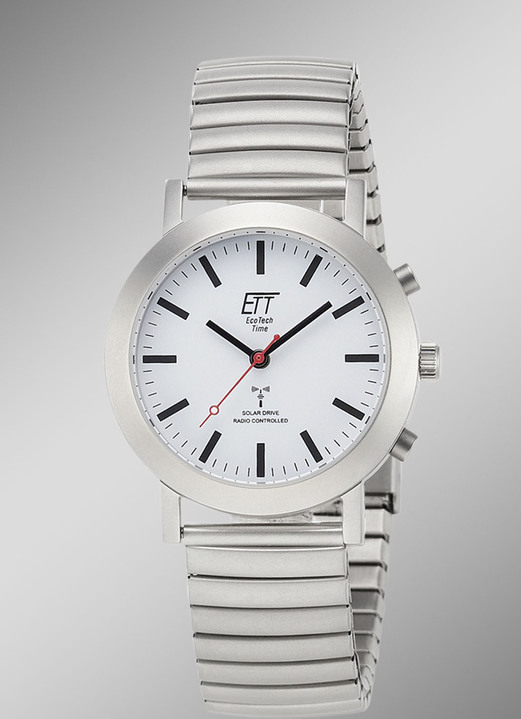 Funkuhren/Solaruhren - ETT Partner Funk-Solar-Uhren, in Farbe , in Ausführung Herrenuhr Ansicht 5