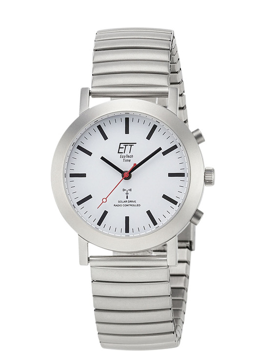 Funkuhren/Solaruhren - ETT Partner Funk-Solar-Uhren, in Farbe , in Ausführung Herrenuhr Ansicht 6