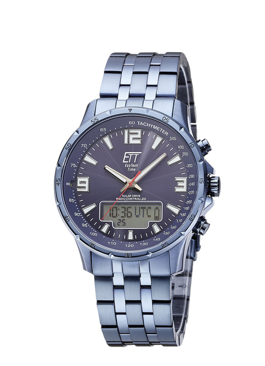 Funkuhren/Solaruhren - Sportliche Funk-Solar-Herrenuhr, in Farbe  Ansicht 2