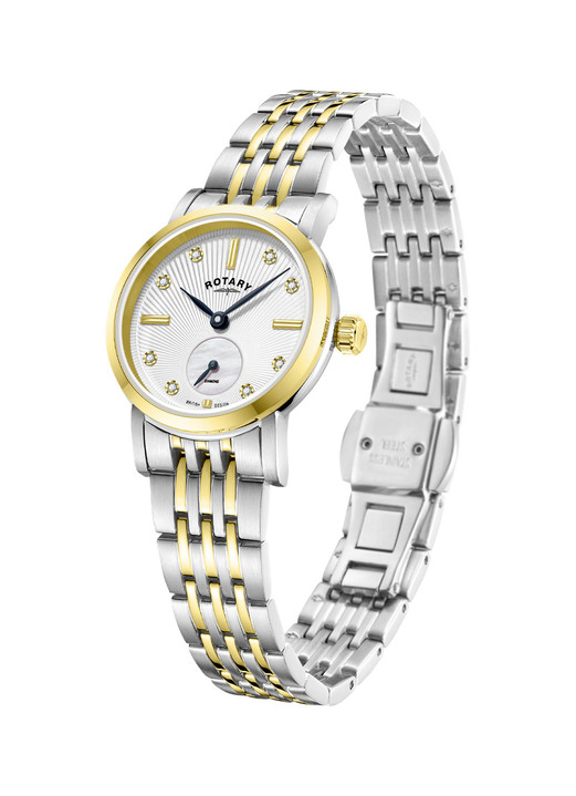 Rotary - Rotary Quartz-Damenuhr mit Edelstahlgehäuse Ansicht 5 Rotary - Rotary Quartz-Damenuhr mit Edelstahlgehäuse, in Farbe  Ansicht 5