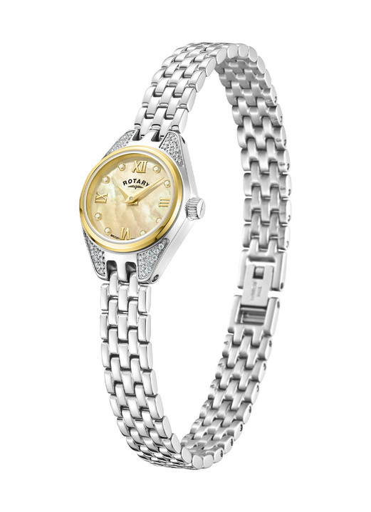 Rotary - Rotary Quartz-Damenuhr mit Perlmutt-Zifferblatt, in Farbe  Ansicht 5