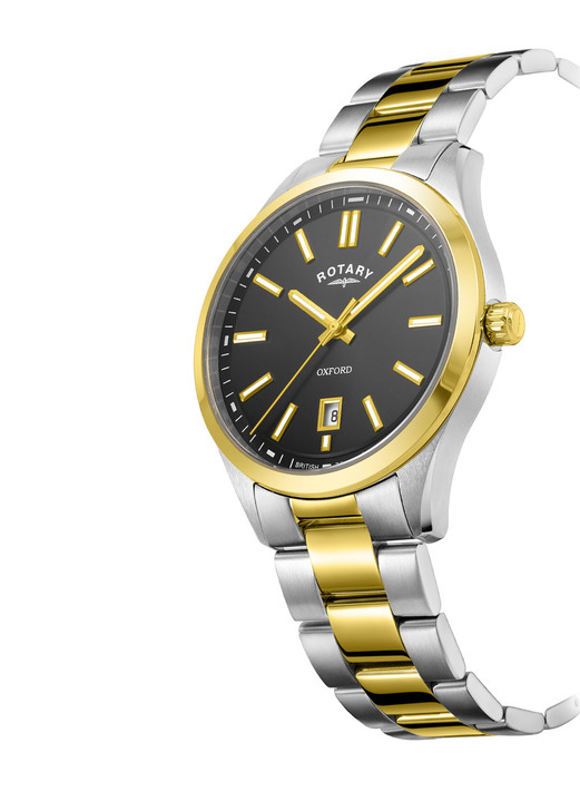 Rotary - Rotary Quartz-Herrenuhr mit Edelstahlbandgehäuse Ansicht 5 Rotary - Rotary Quartz-Herrenuhr mit Edelstahlbandgehäuse, in Farbe  Ansicht 5